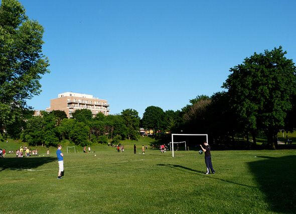Kickstart Collective Free Youth Soccer League at Christie Pits, Toronto Kickstart Collective Free Youth Soccer League at Christie Pits, Toronto